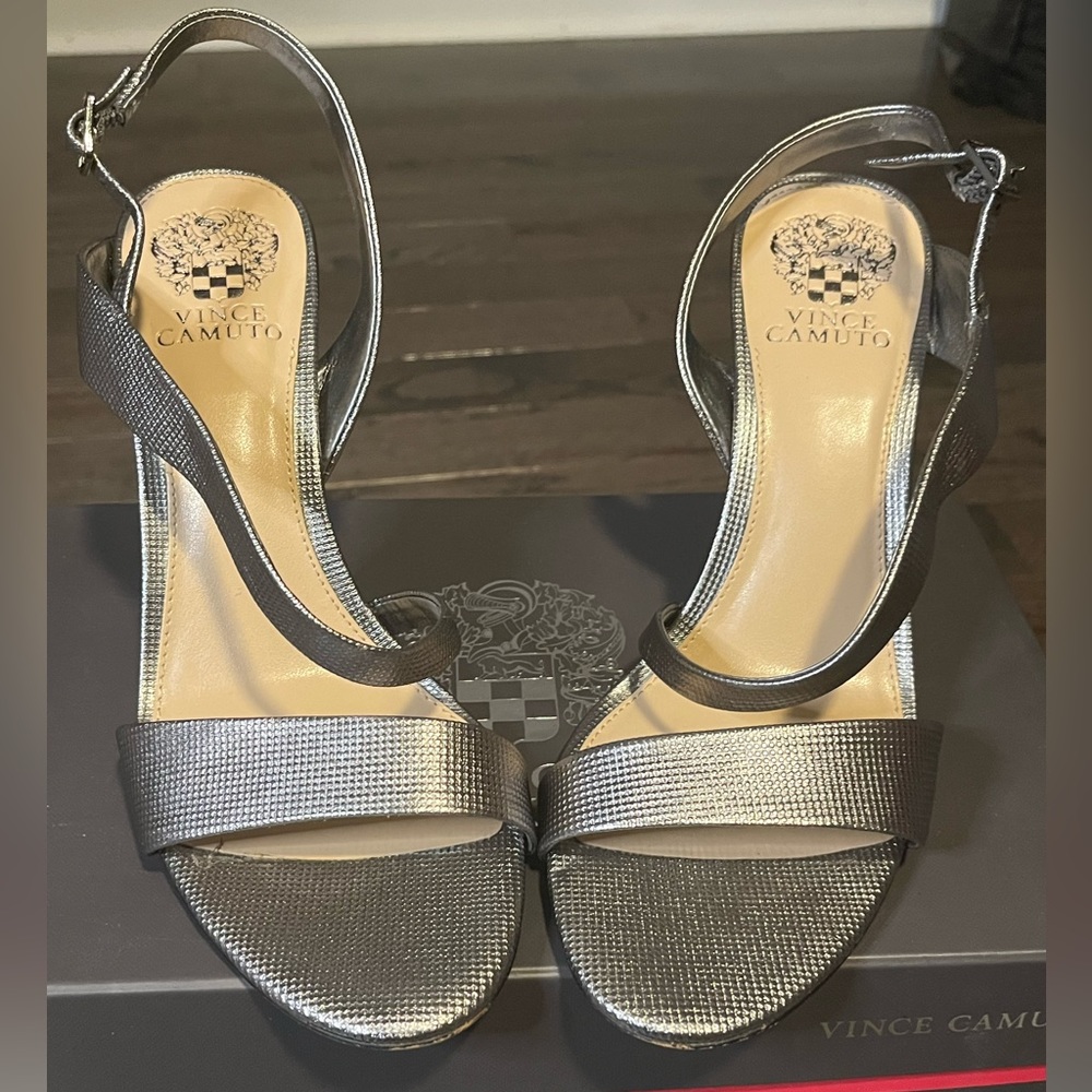 Dark Gunmetal strap Sandals